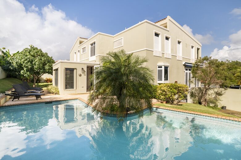 house with pool